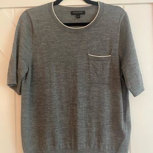 Banana Republic 100% Merino Wool Short Sleeve Sweater